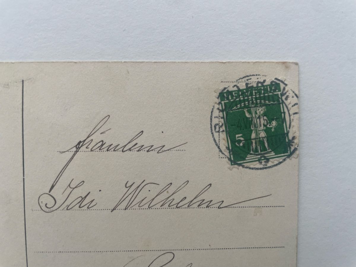 Cartoline postali: AK Richterswil KT ZH 1915 – Usato da Meierskappel venduto da Hala03 4