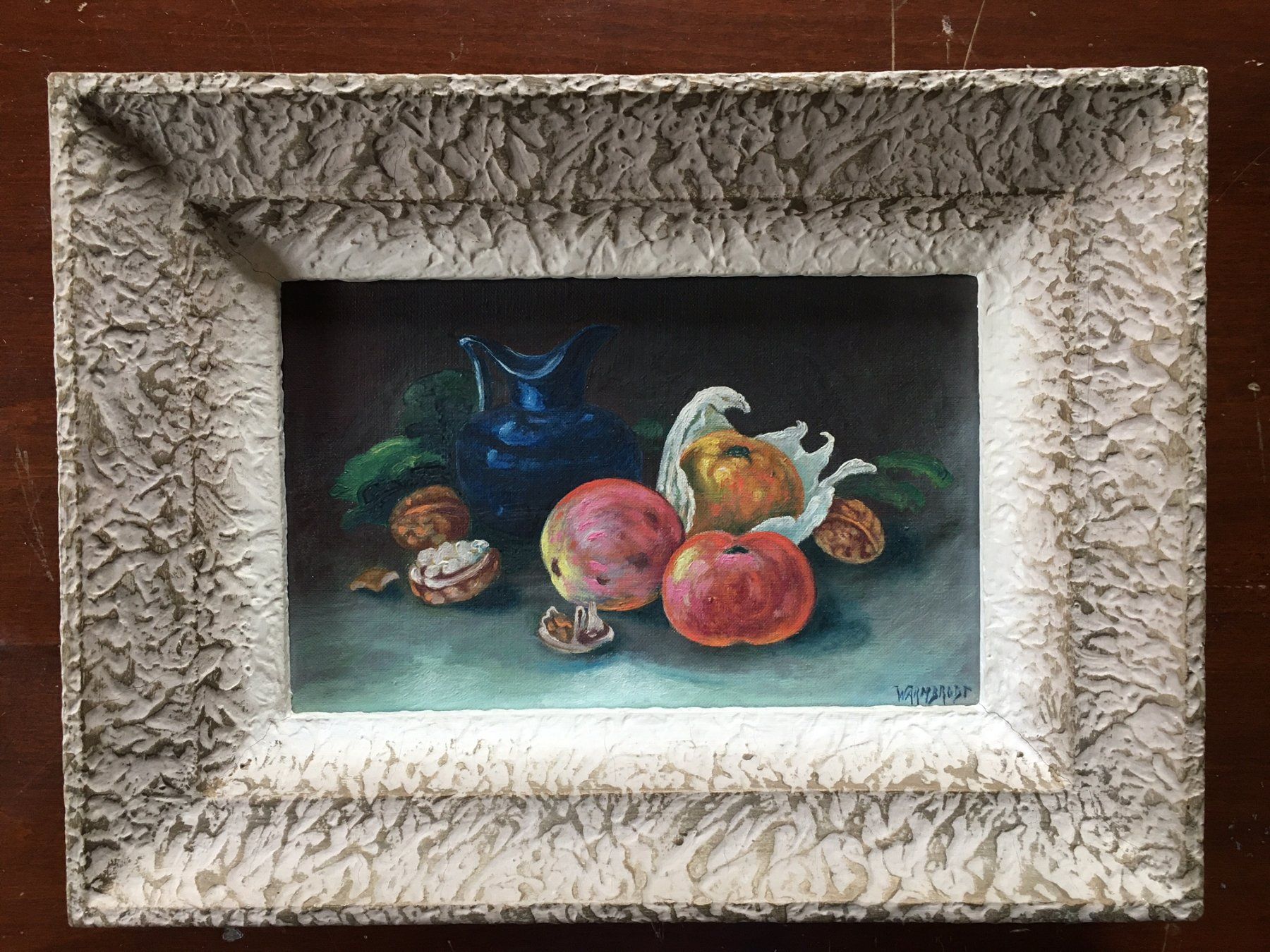 Dipinti: Tableau de Pierre Warmbrodt, nature morte. – Usato da La Chaux-de-Fonds venduto da venteperso5