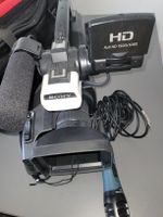 Sony HXR-MC2500 Full HD Camcorder + Zubehör+extra micro