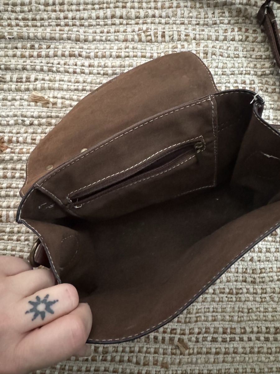 Taschen für Damen: Anna Sui braune Ledertasche – Defekt aus Winterthur von lioslaithscota 2