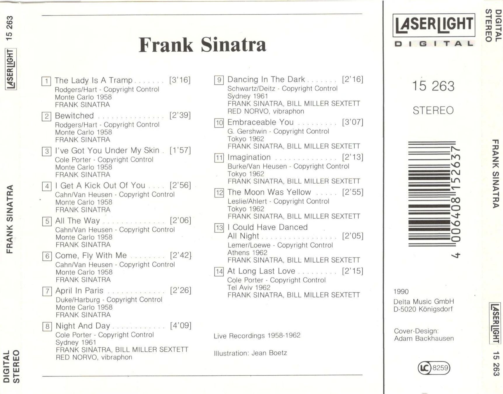 CD: Frank Sinatra CD The Famous Concerts – Usato da St. Margarethen TG venduto da ursk10 1