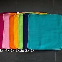 24x Spucktücher / Mulltücher von Divata zum besticken NEU