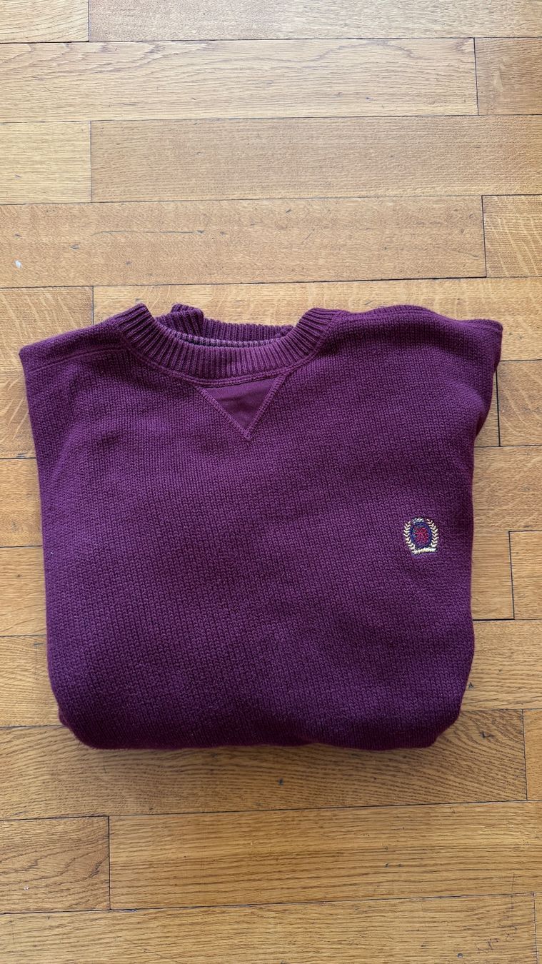 Tommy Hilfiger Maglioni & Felpe: Tommy Hilfiger Bordeaux Herrenpullover, Grösse L – Usato da Zürich venduto da iliger 1
