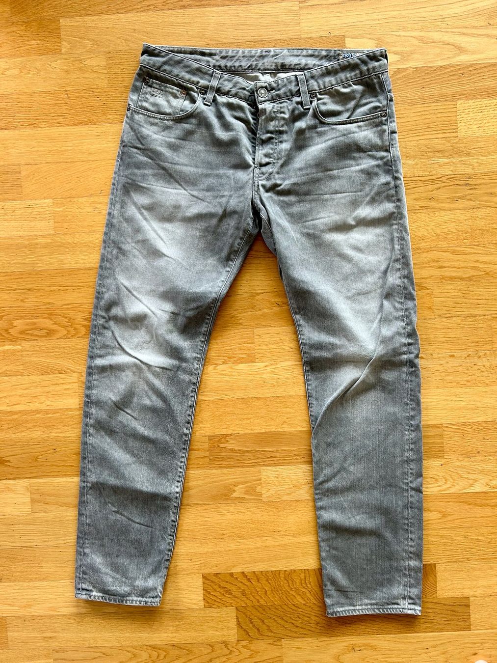 G-Star Jeans: G-Star RAW 3301 Jeans W36 L34 grau – Usato da St.Gallen venduto da little_roadtrip