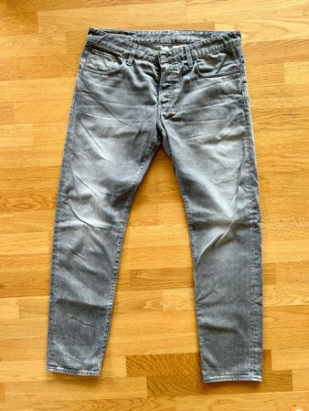 G-Star RAW 3301 Jeans W36 L34 grau