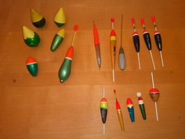 Diverse Zapfen,  Angelpossen / Schwimmern