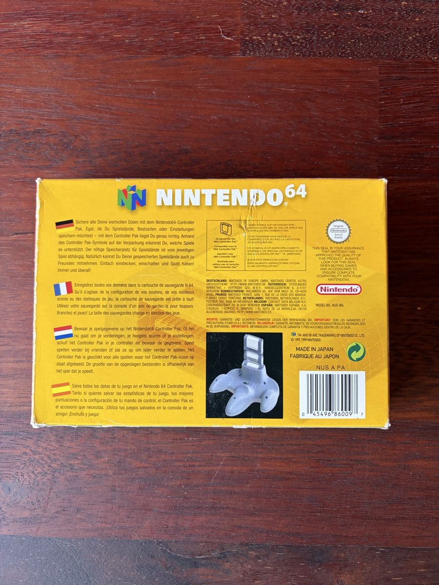 Giochi: Controller Pak - N64 - OVP - Top Zustand – Usato da Baden venduto da tob_t8gw 6