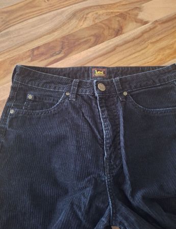 Coole Lee Cordhose, schwarz