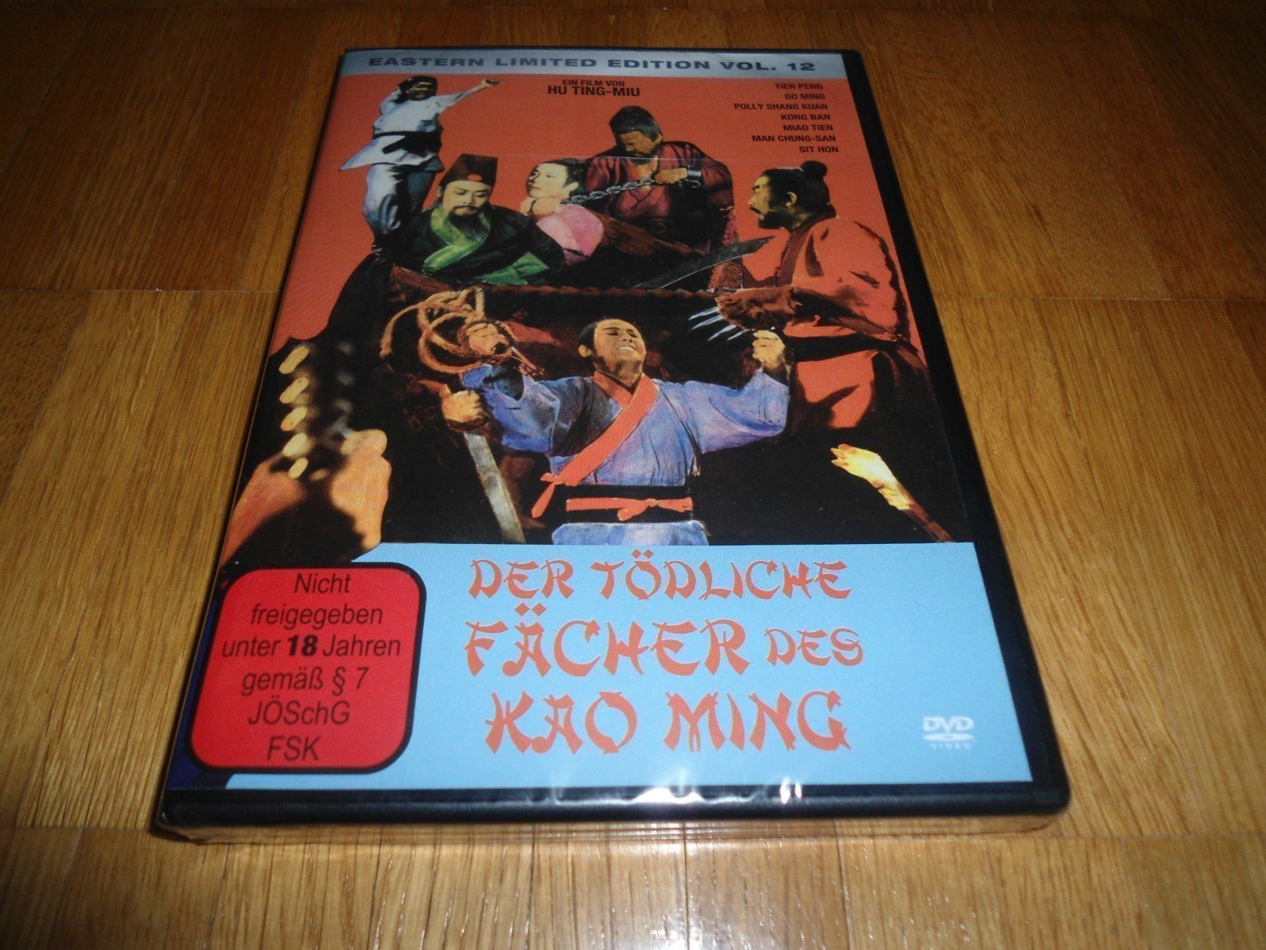 Tutti i DVDs: Der tödliche Fächer des Kao Ming - UNCUT – Nuovo e nell'imballaggio originale da Basel venduto da havsok