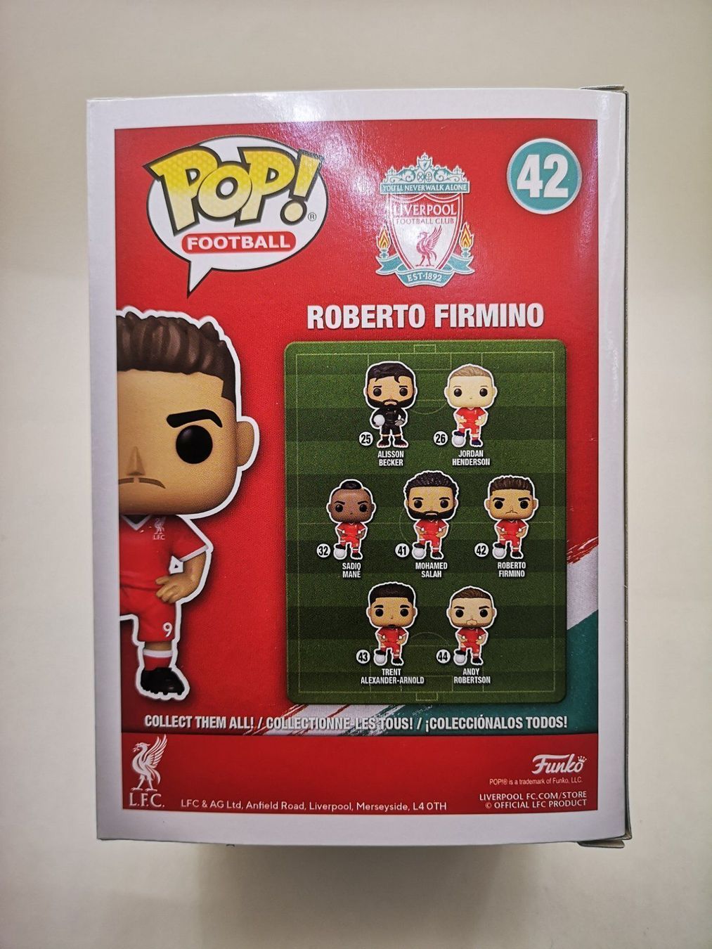 Funko Figuren: Funko Pop Roberto Firmino #42 – Neu und originalverpackt aus Riehen von _TheCollectorShop_ 3