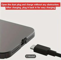 Ladeanschluss  5x Staubschutz Iphone Samsung USB-C Silikon