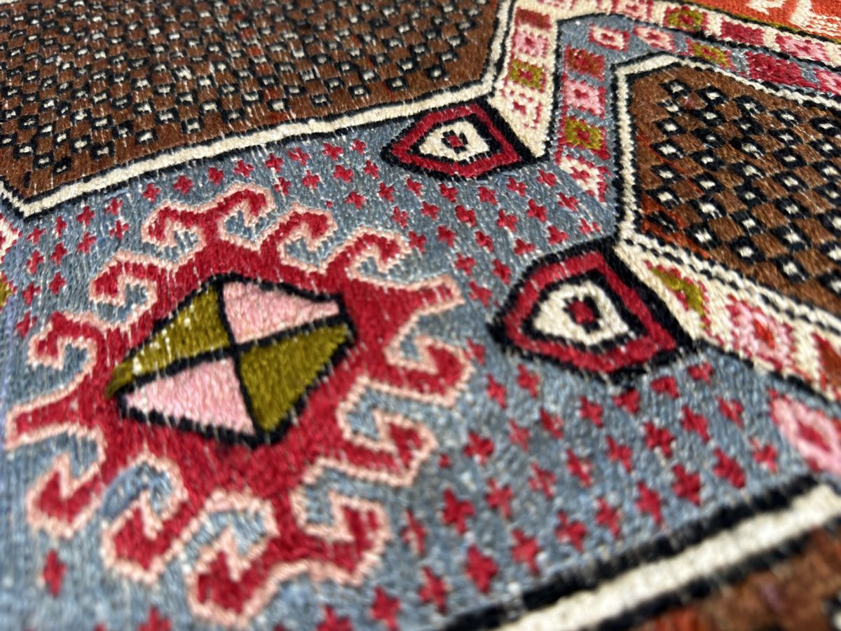 Tappeti: Seidenteppich Shasavan Soumak - Seltenes Muster Handmade – Usato da Bennau venduto da Mayer_Carpets 1