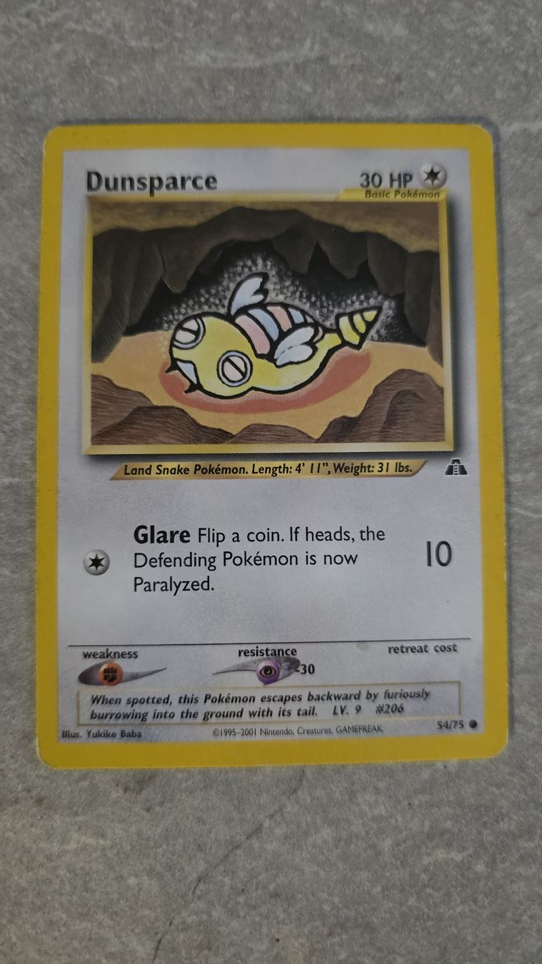 Pokémon Cartes à collectionner: Dunsparce - Pokémon Karte 54/75  – Neuf (Voir description) à Rorschach par Craint