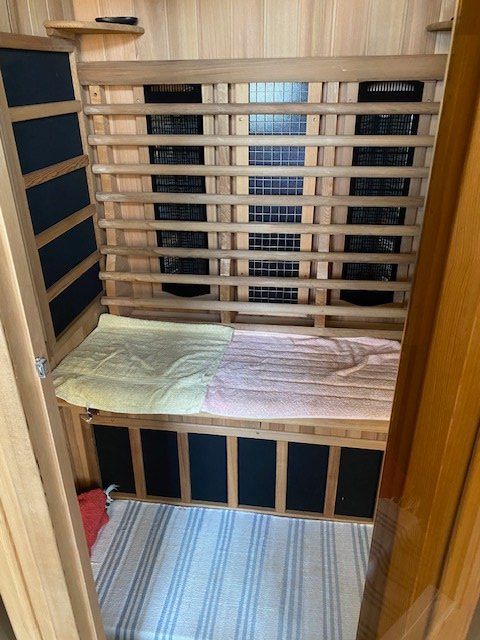 Sauna & Accessori: Infrarot Wärmekabine Glasmodell – Nuovo (secondo la descrizione) da Wolfhausen venduto da min_ks26 1
