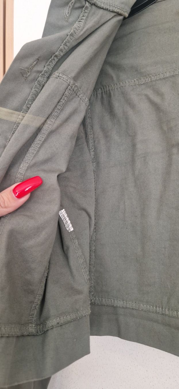 Giacche: Veste en jeans kaki courte taille M – Nuovo (secondo la descrizione) da Versoix venduto da aline_b 5