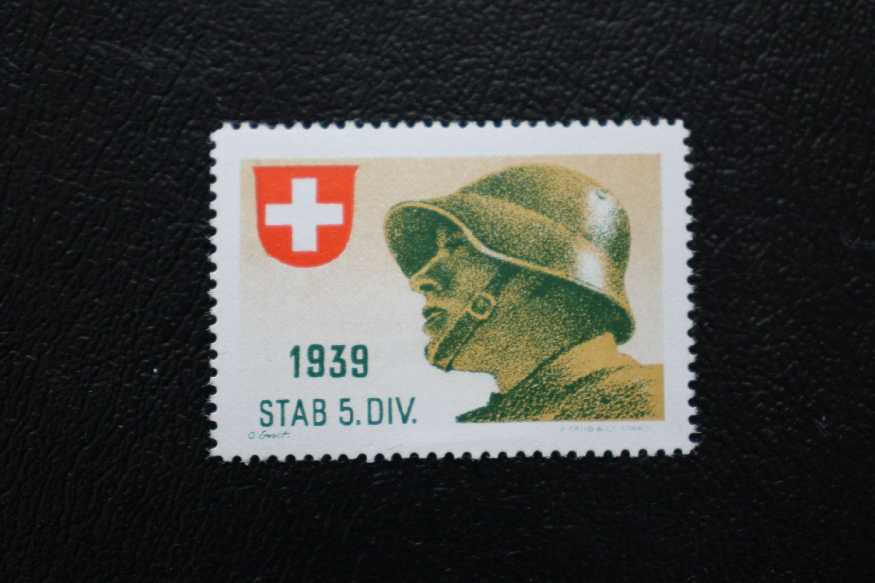 Tutti i francobolli: STAB 5. DIV. 1939 SOLDATENMARKE – Usato da Wiedlisbach venduto da Hrudolfo