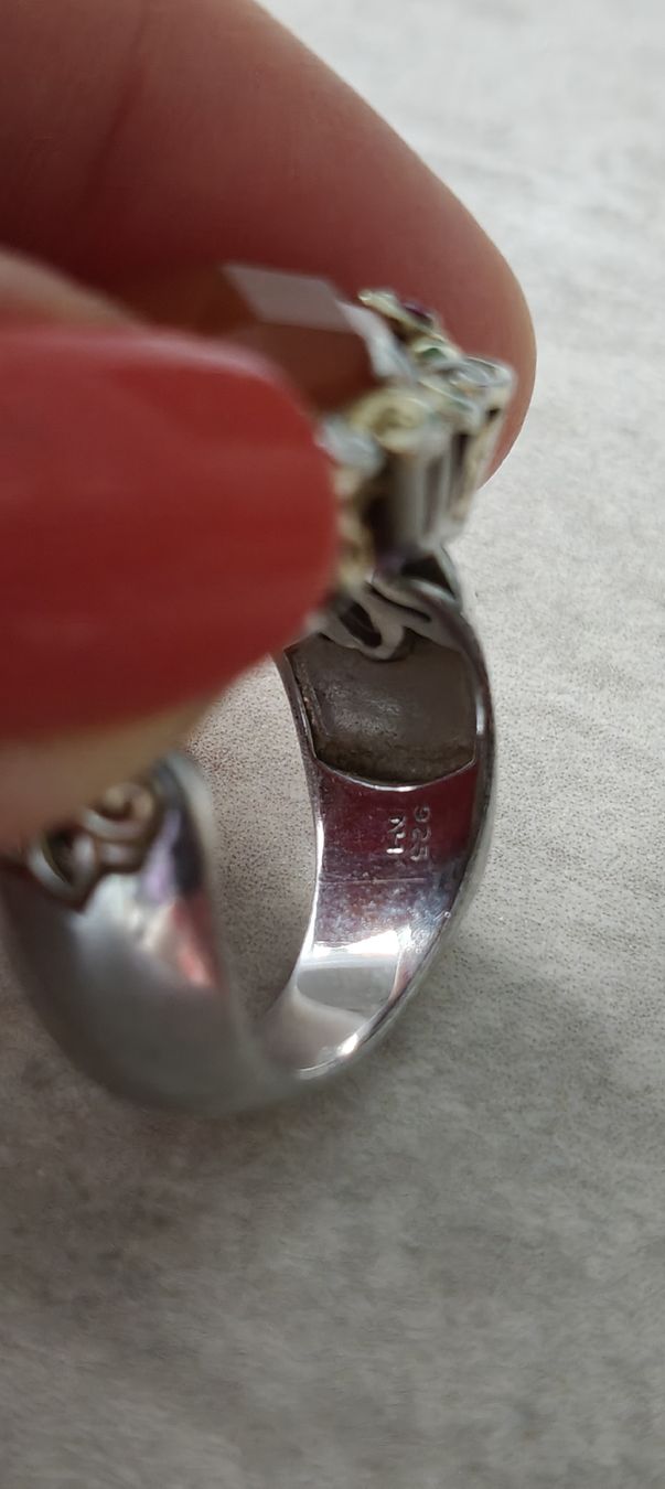 Anelli: Large carnelian and garnets ring, Michael Valitutti design – Usato da Wollerau venduto da Sella55 2
