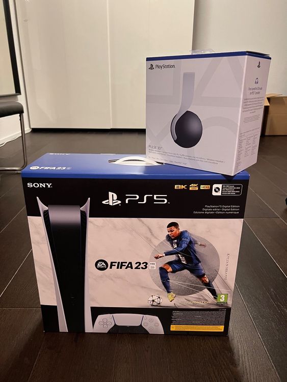 PS5 Digital Edition, Fifa 23 + Sony Headset Kaufen auf Ricardo