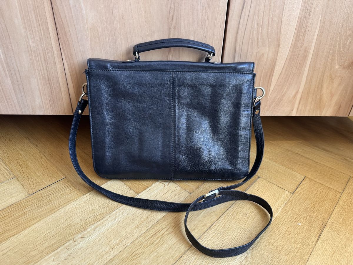 Taschen: Schwarze Leder Tasche – Gebraucht aus Basel von mattR11 5