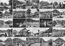 Lugano – Collage di 25 viste TI G