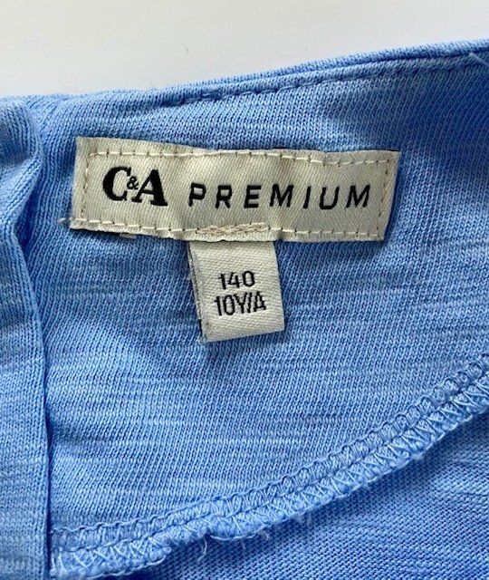 C&A Camicette, T-shirt & Top: Blaues C&A Sommertop, Gr. 140 – Usato da Biel/Bienne venduto da johanna3494 2