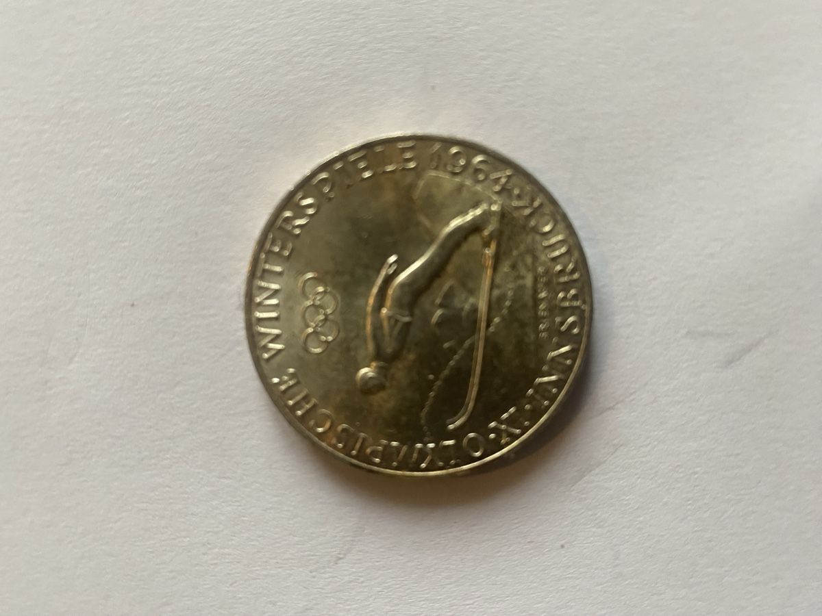 Tutti le monete: Silbermünze 50 Schilling  1964 – Usato da Aathal-Seegräben venduto da wagenburg01 1