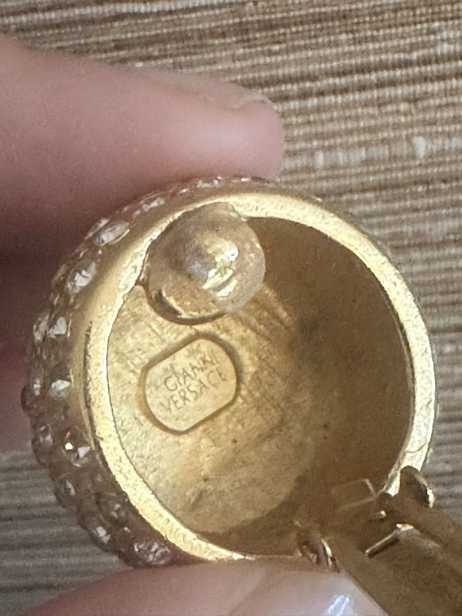 Versace Orecchini pendenti & Orecchini a lobo: Original Gianni Versace Ohrclips – Usato da Diepoldsau venduto da Soleil0425 2