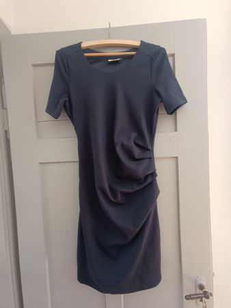 Dunkelblaues Kleid, elegant und bequem - Grösse 38/M