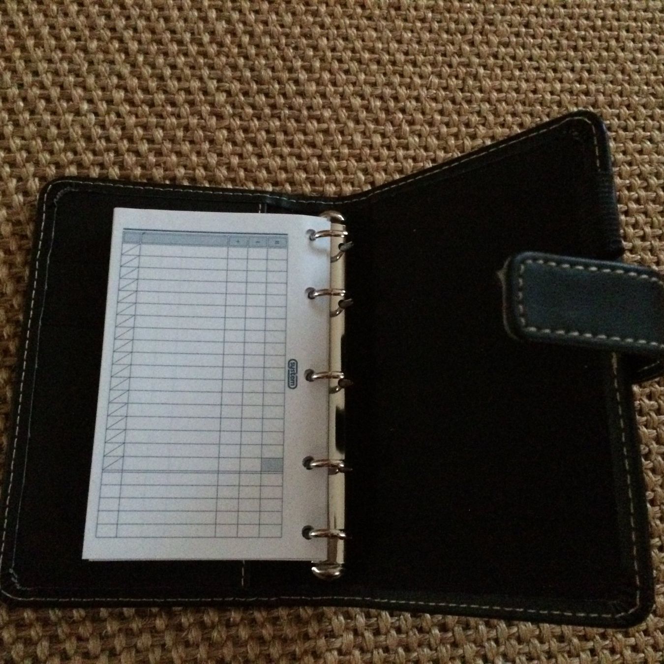Calendari: Mini Ringbuch, Leder, schwarz, ca. 10 x 13 x 1.5 cm – Nuovo (secondo la descrizione) da Buchs AG venduto da ReaNaTsch 3