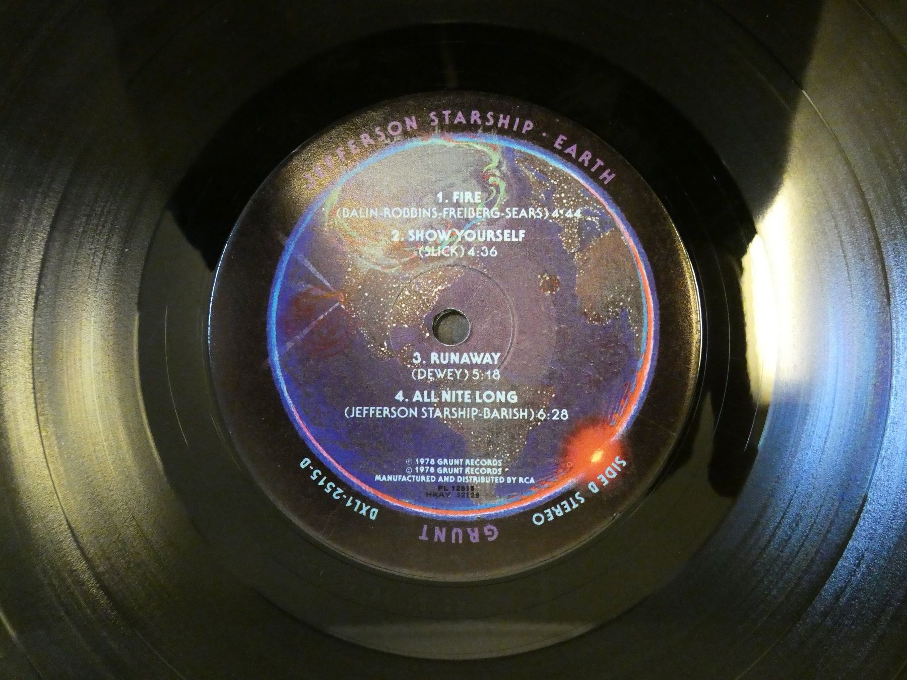 Schallplatten: LP "Jefferson Starship - Earth" (VG/VG+) – Gebraucht aus Münchenstein von tsp01 3