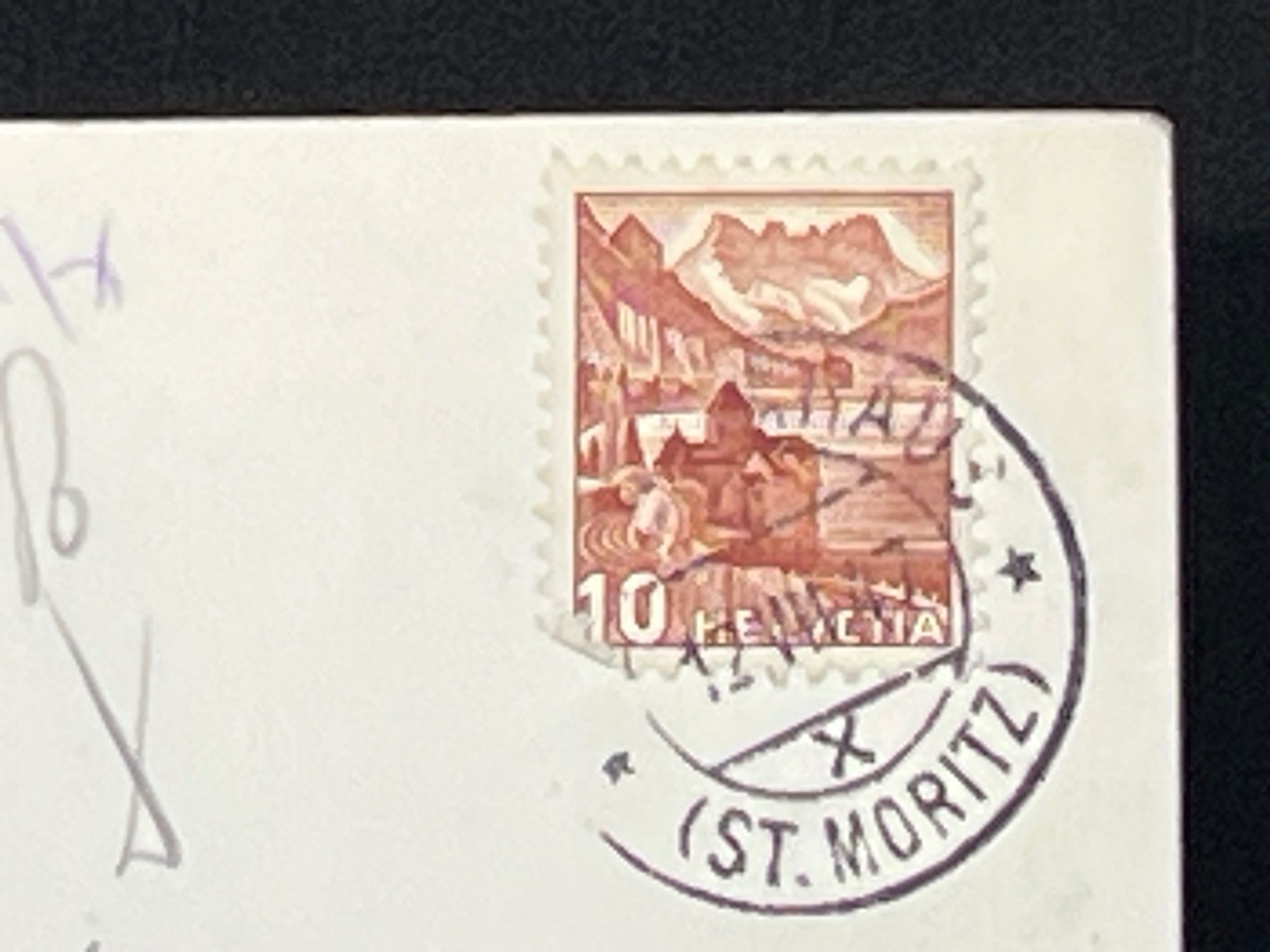 Cartoline postali: St. Moritz-Bad – Usato da Widnau venduto da Brusi9 1
