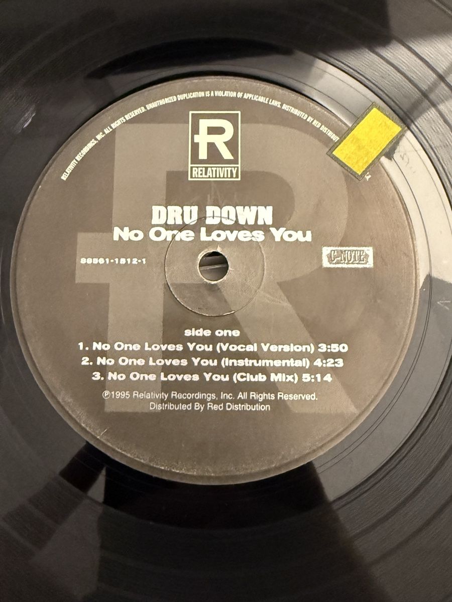Dischi in vinile: Dru Down - No One Loves You / US 1995 – Usato da Delémont venduto da Studio_du_soleil 2