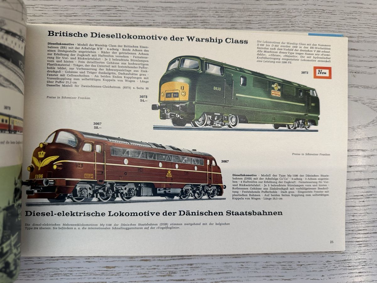 Märklin Modelleisenbahnen: Märklin Katalog 1967/68 D sfrs – Gebraucht aus Lupsingen von New-Haven 1