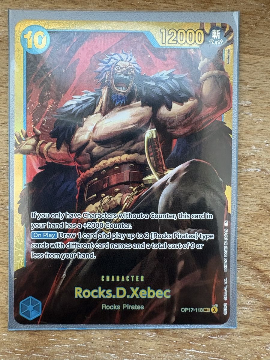 Bandai Carte collezionabili: OP17-118 Rocks D Xebec SEC – Nuovo (secondo la descrizione) da Colombier NE venduto da lur_8rt9