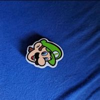 Kinder Joy Super Mario Luigi Stift-Deko