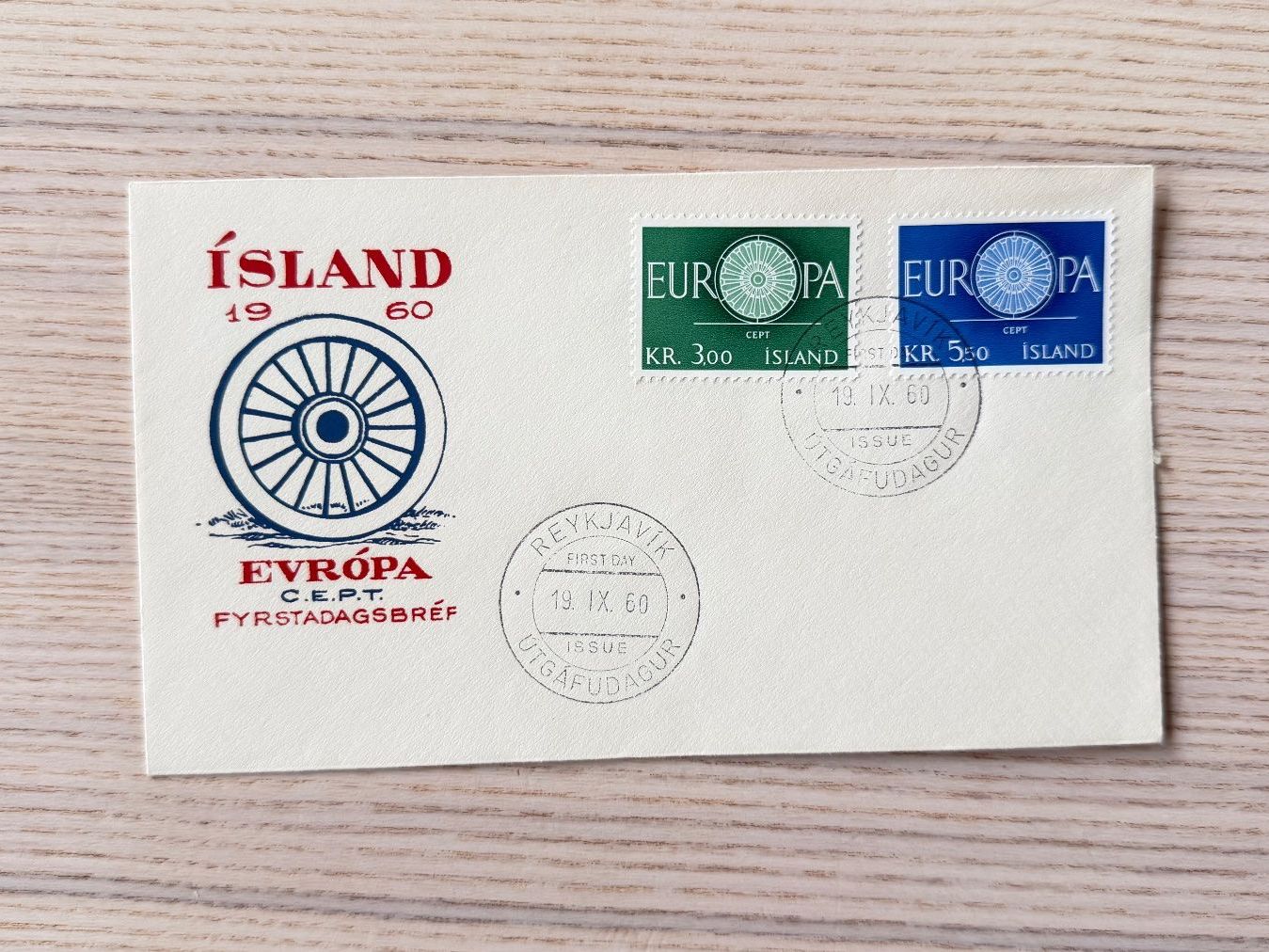 Tutti i francobolli: FDC Island 19. September 1960 – Usato da Abtwil SG venduto da Frapi