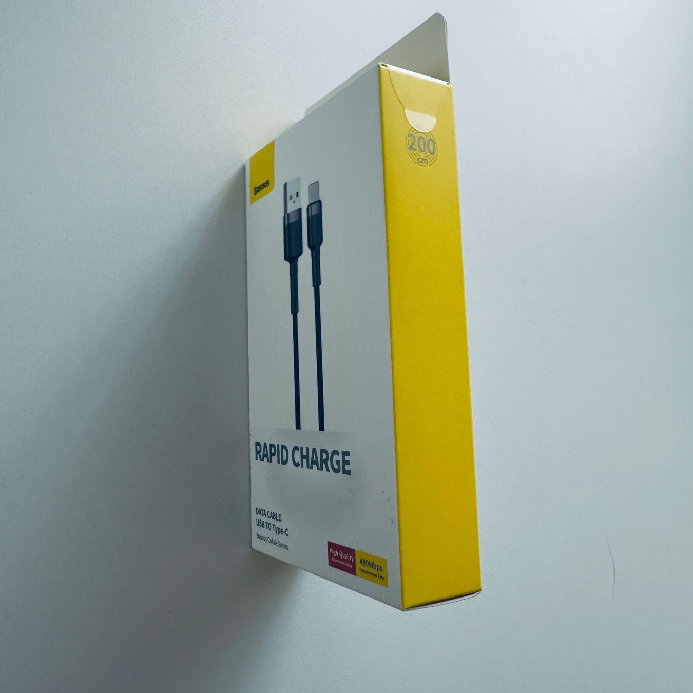 Baseus Kabel: Baseus USB C auf USB A 480Mbps Daten-Schnellladekabel 2m 2A – Neu und originalverpackt aus Basel von MY.AIRPODS.SHOP 5
