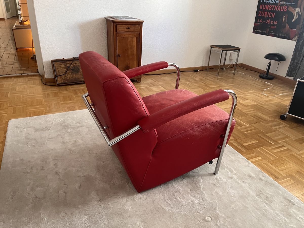 Leolux Fauteuils: LEOLUX Scylla Sessel rot, 1996 – D'occasion à Bern par tra_vtx5 2