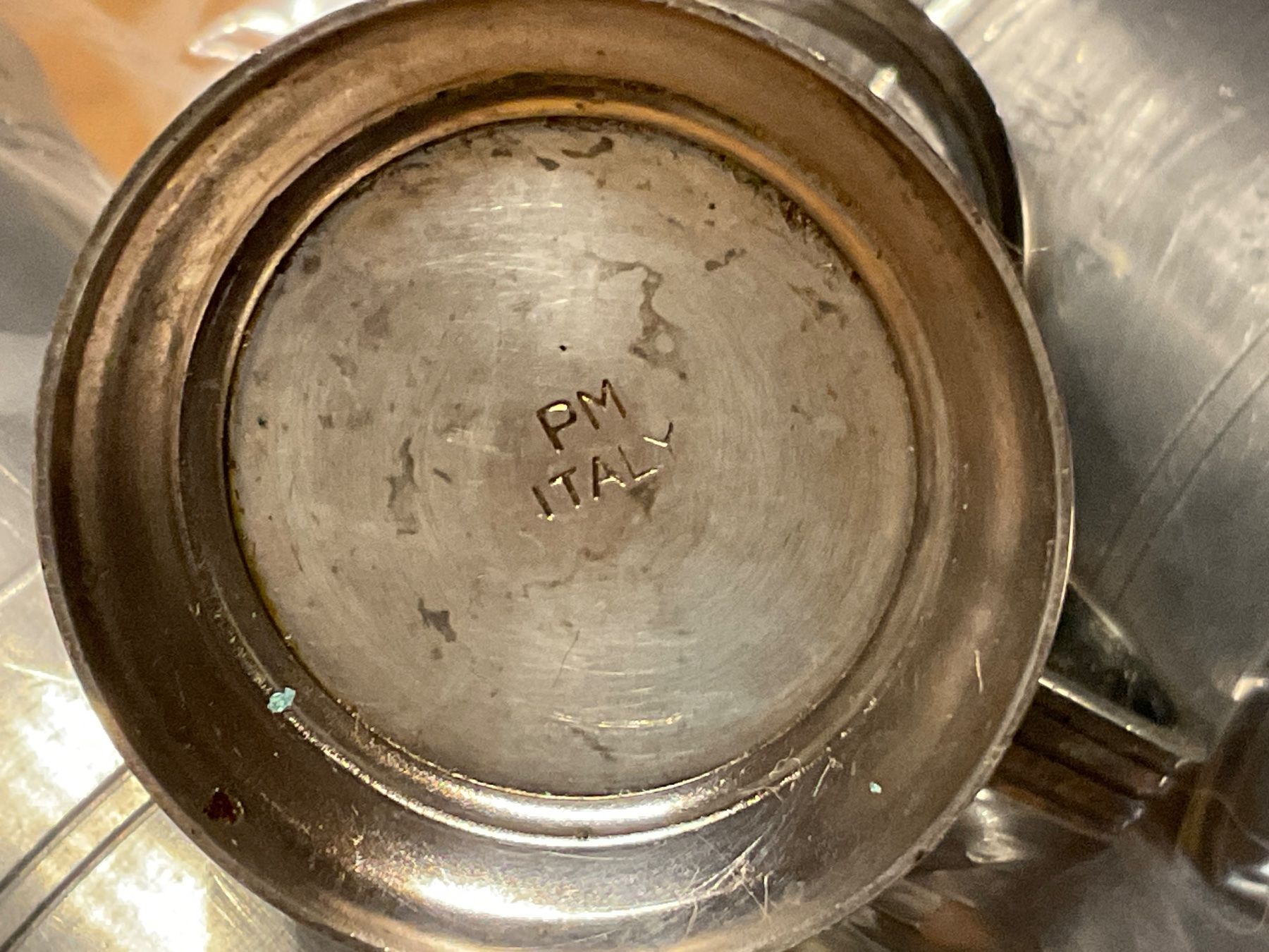 Set di piatti: Salz und Pfeffer Streuer / evtl. versilbert – Usato da Rümlang venduto da resale35 3