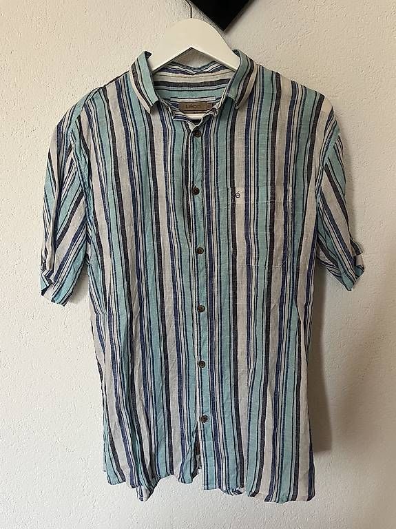 Chemises: Linen Hemd gestreift  – D'occasion à Thun par Jaeeeel
