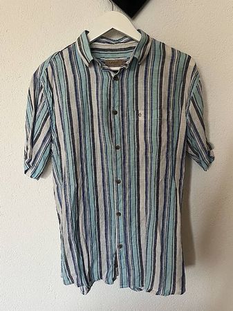 Linen Hemd gestreift 
