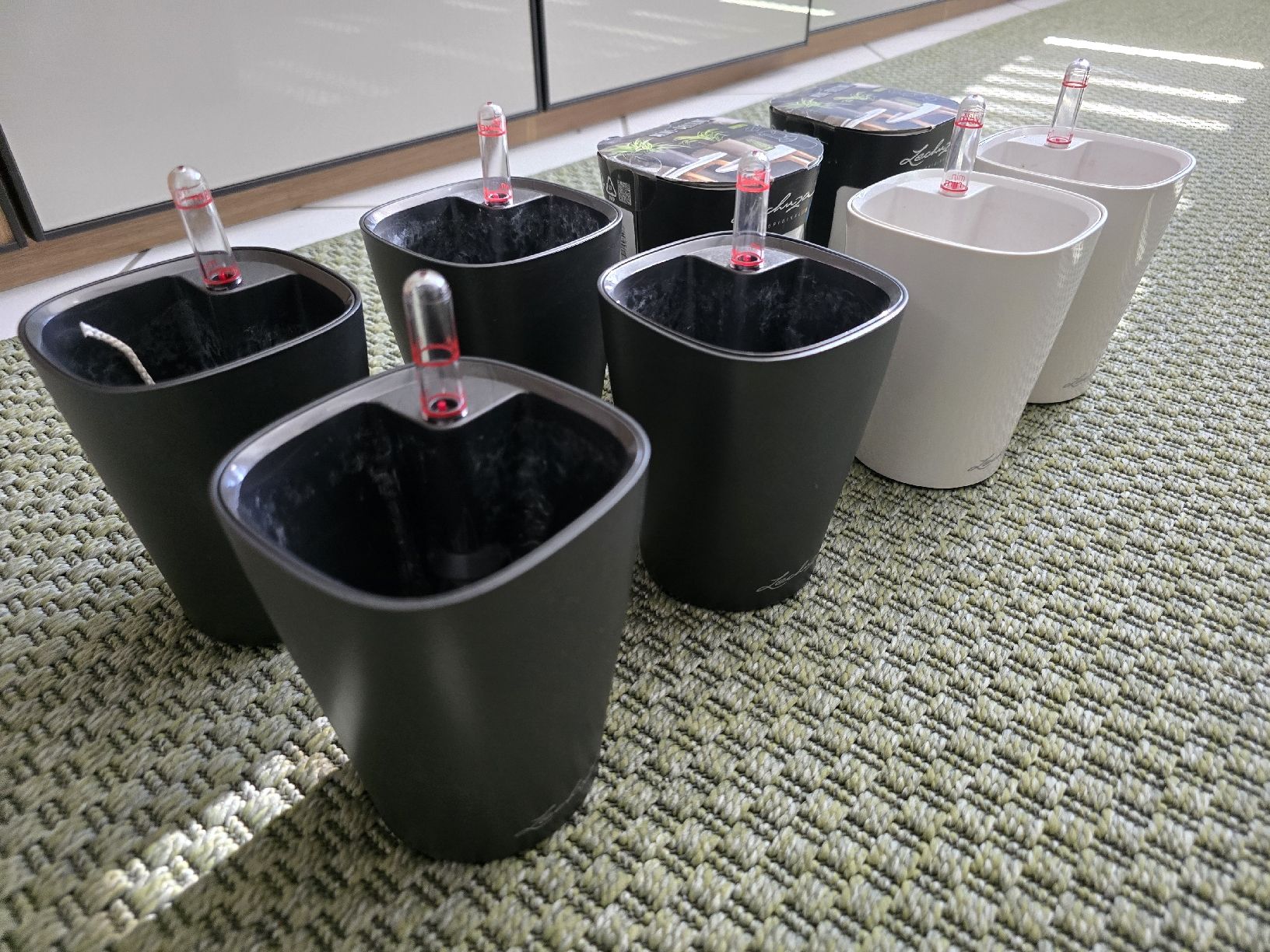 Lechuza Vasi per fiori: 8er-Set LECHUZA MINI-DELTINI Selbstbewässerungstöpfe – Usato da Rapperswil SG venduto da blackout_7 2