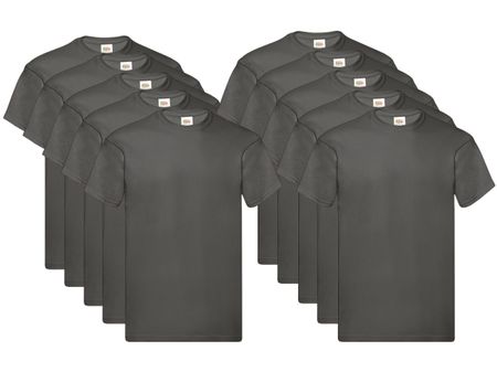 10er Pack Fruit of the Loom T-Shirts, XXL, neu