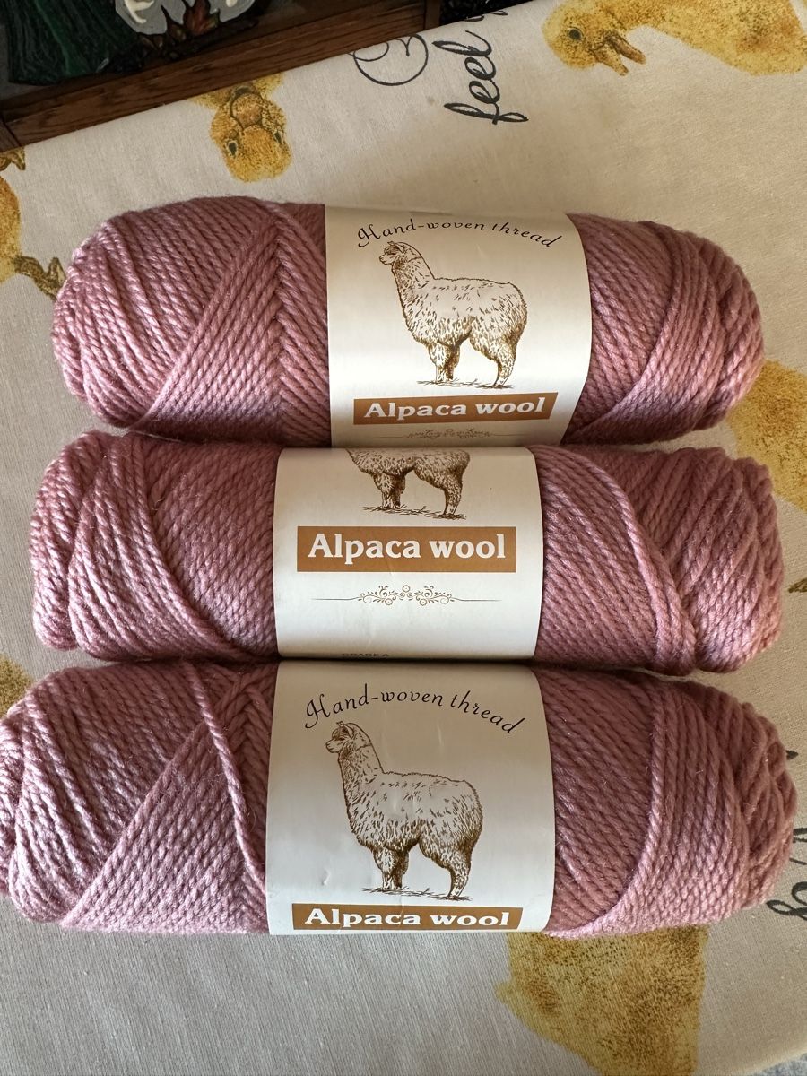 Lana: 3 Knäuel Alpaka Wolle altrosa – Nuovo (secondo la descrizione) da Trüllikon venduto da angela4444