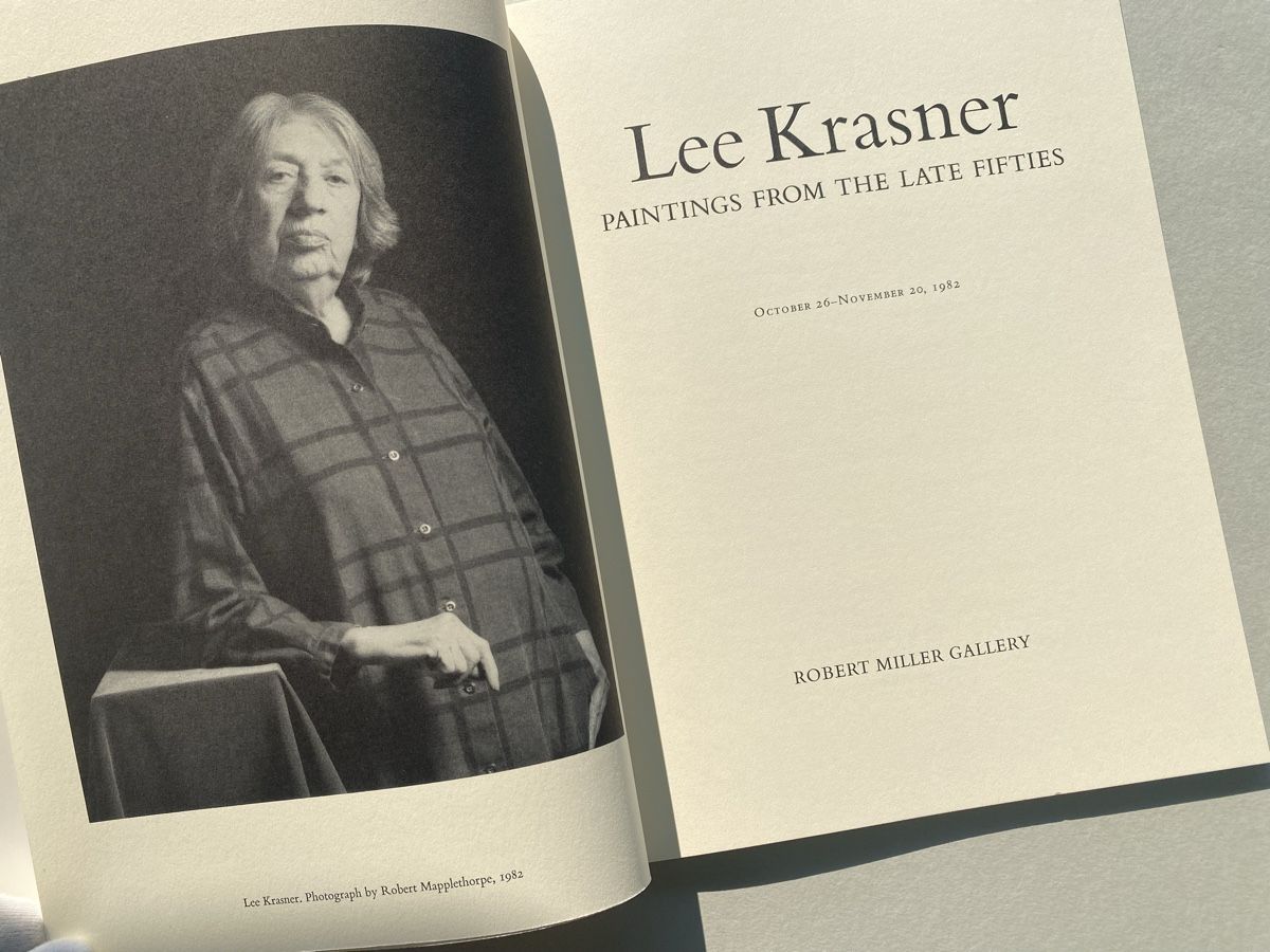 Libri: Lee Krasner Paintings Austellungskatalog 1982 – Usato da Zürich venduto da lesgarcons 1