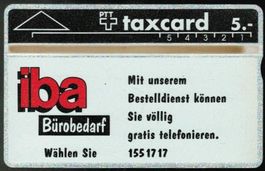 Taxcard 111E_03359 Iba Bürobedarf 1. Auflage ungebraucht