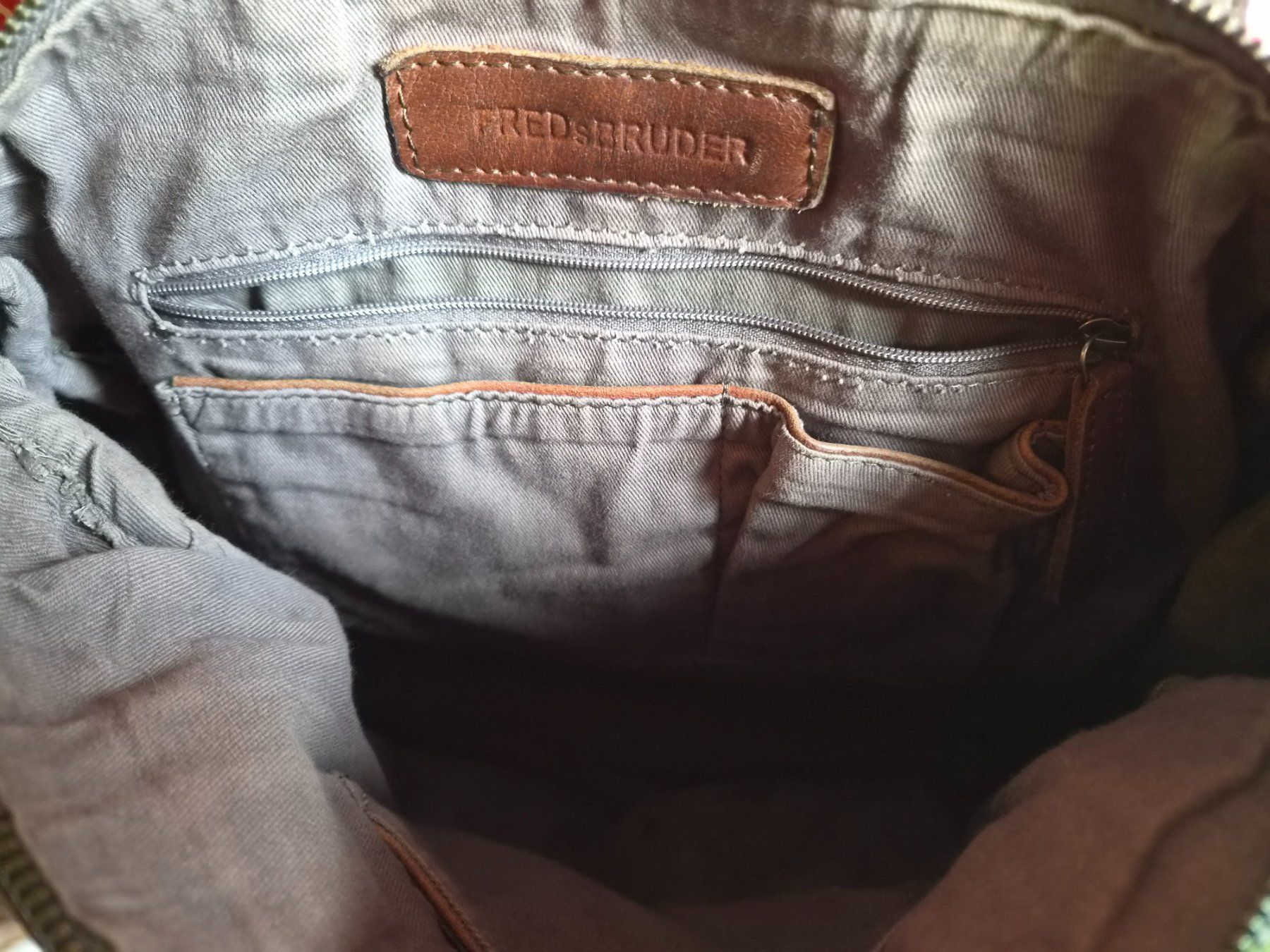 FredsBruder Borse da donna: Fredsbruder Handtasche Leder braun – Usato da Wattwil venduto da tannenmeise73 2