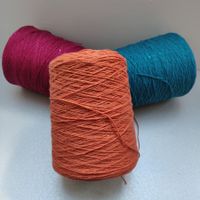 Baumwolle & micro Pailettes Garn "Sardina" 510g bruciato