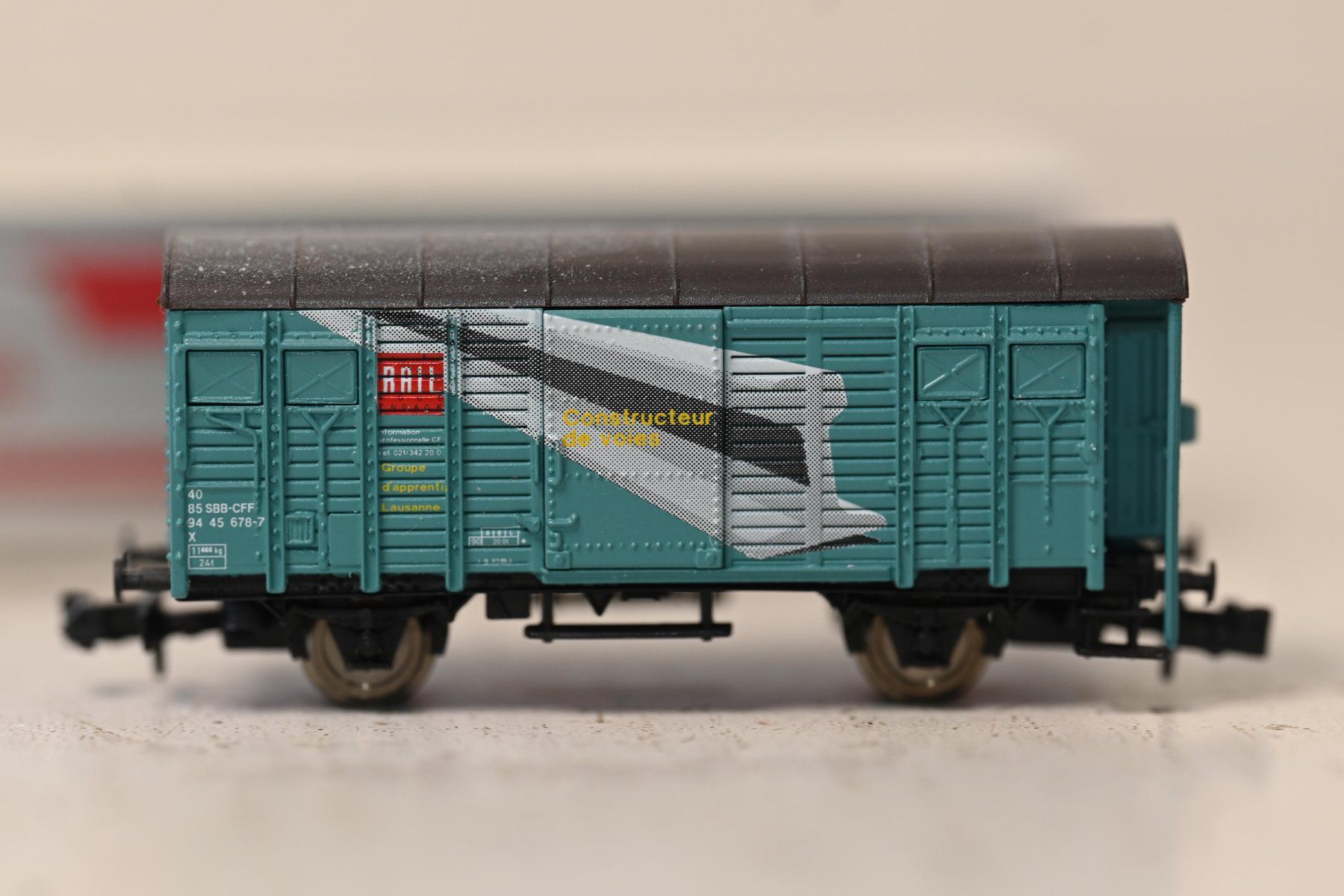 Hobbytrain Modellini di ferrovie: Güterwagen K3-GMS Hobbytrain Spur N mit OVP – Usato da Laupen ZH venduto da Zmoewe
