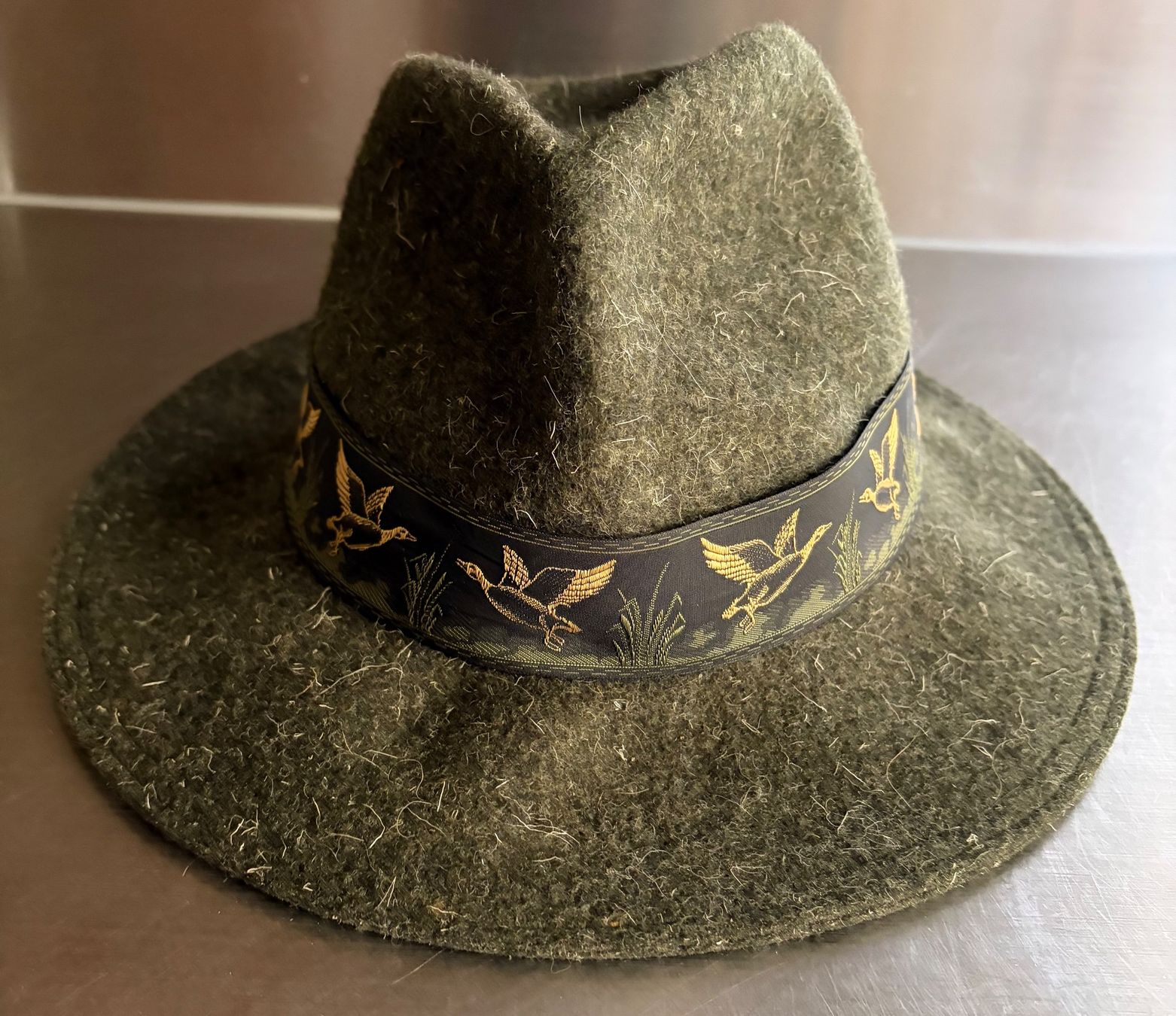 Copricapi, berretti & cappellini: NEUER Hubertus Jägerhut aus Filz – Nuovo e nell'imballaggio originale da St.Gallen venduto da Boergie 2
